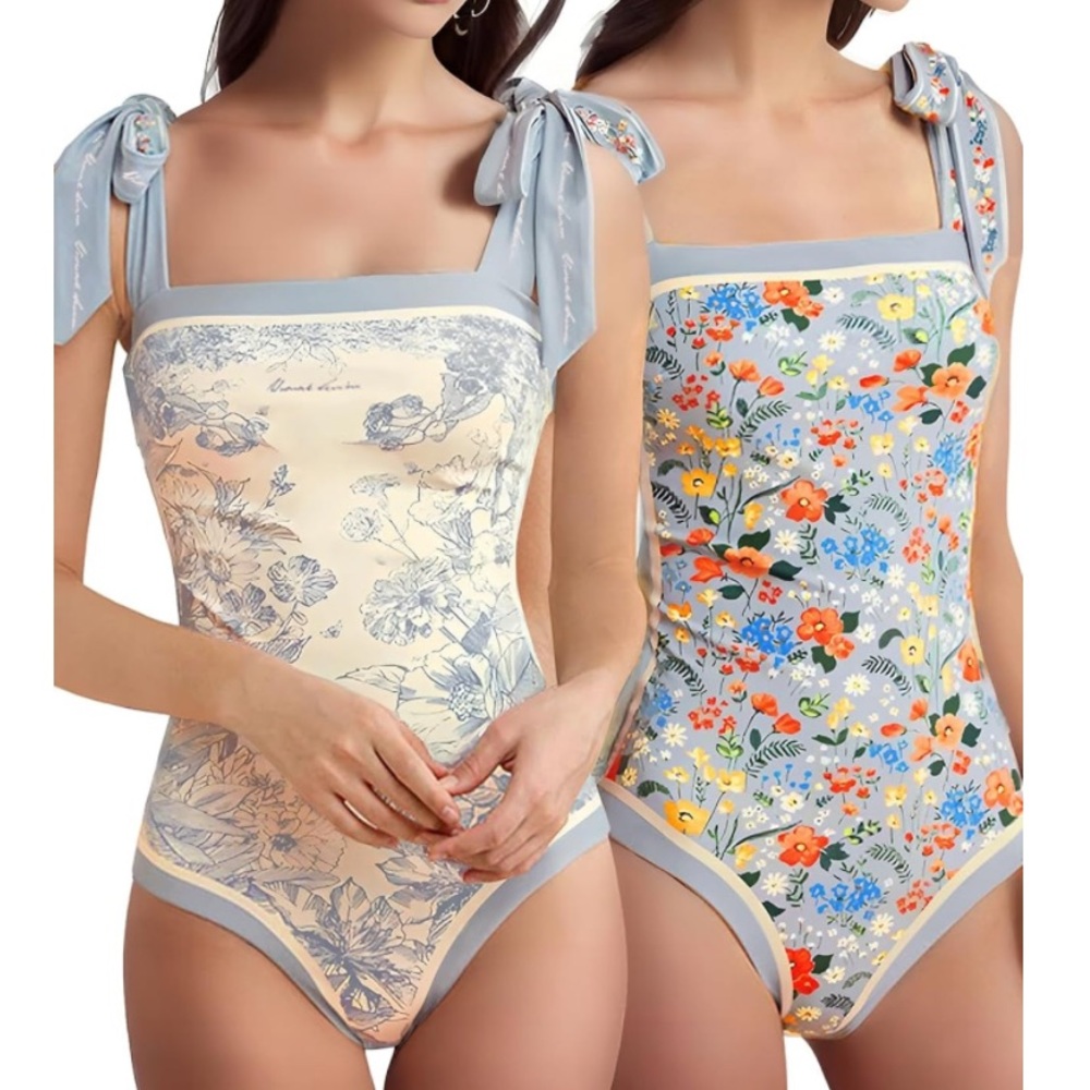 Reversible swim suit 🌸